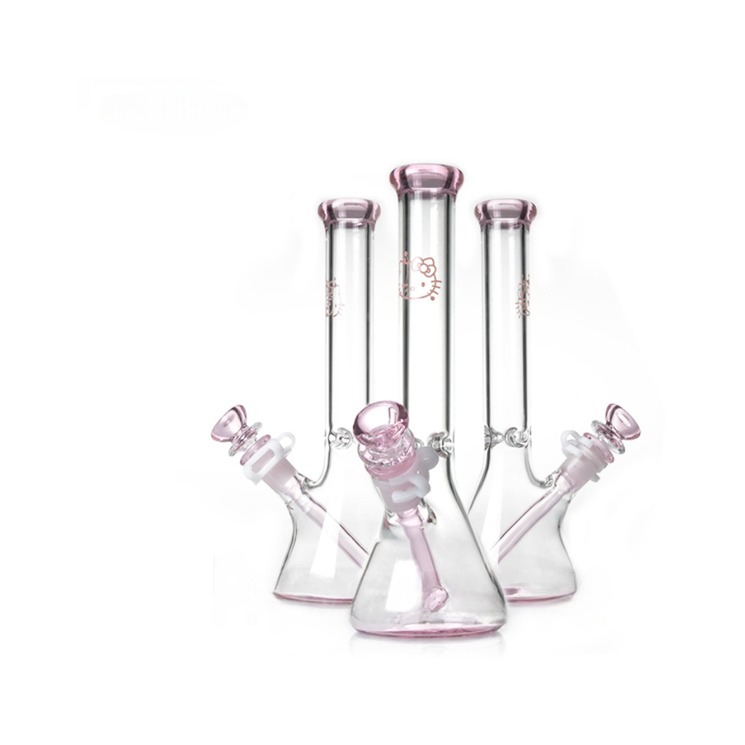 10" pink Hello Kitty beaker